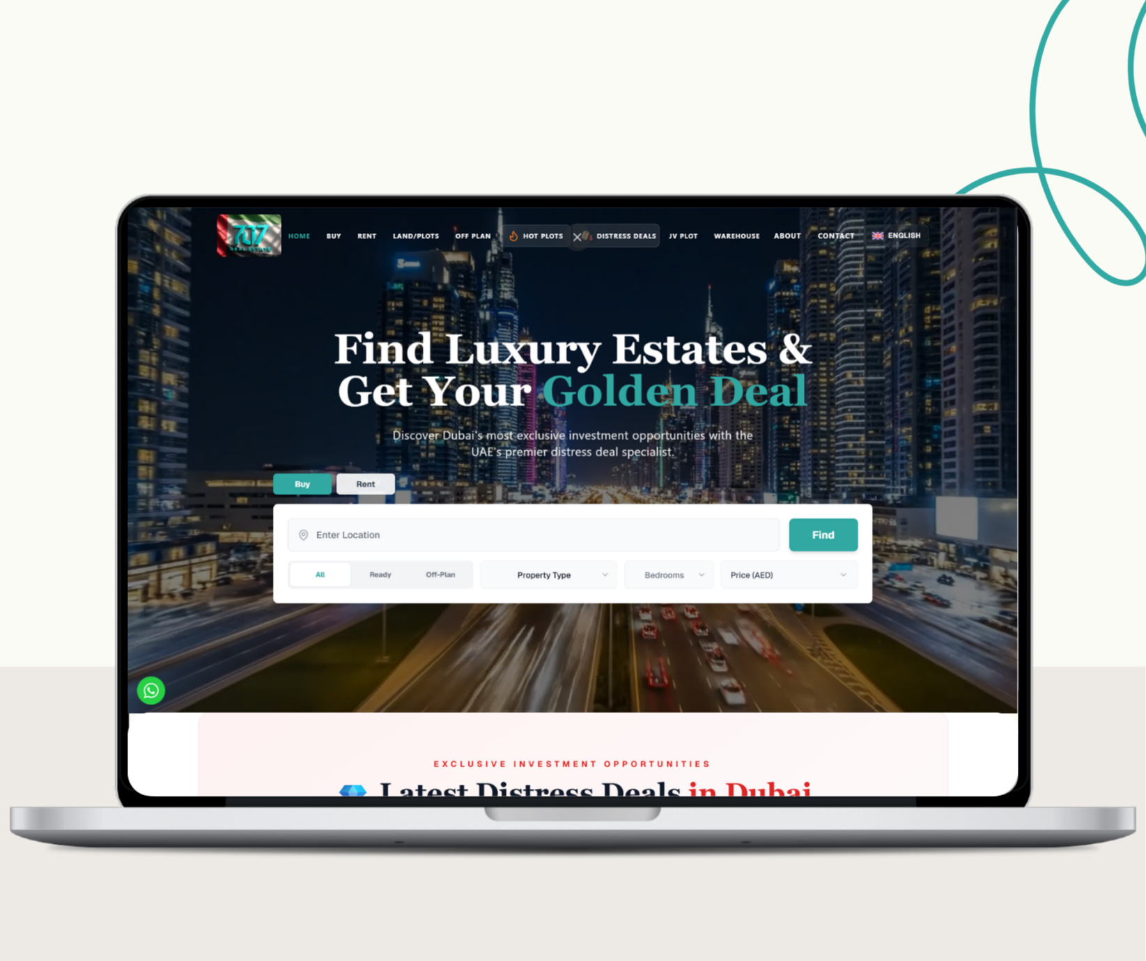 707 Real Estate — Property Portal ecommerce website design