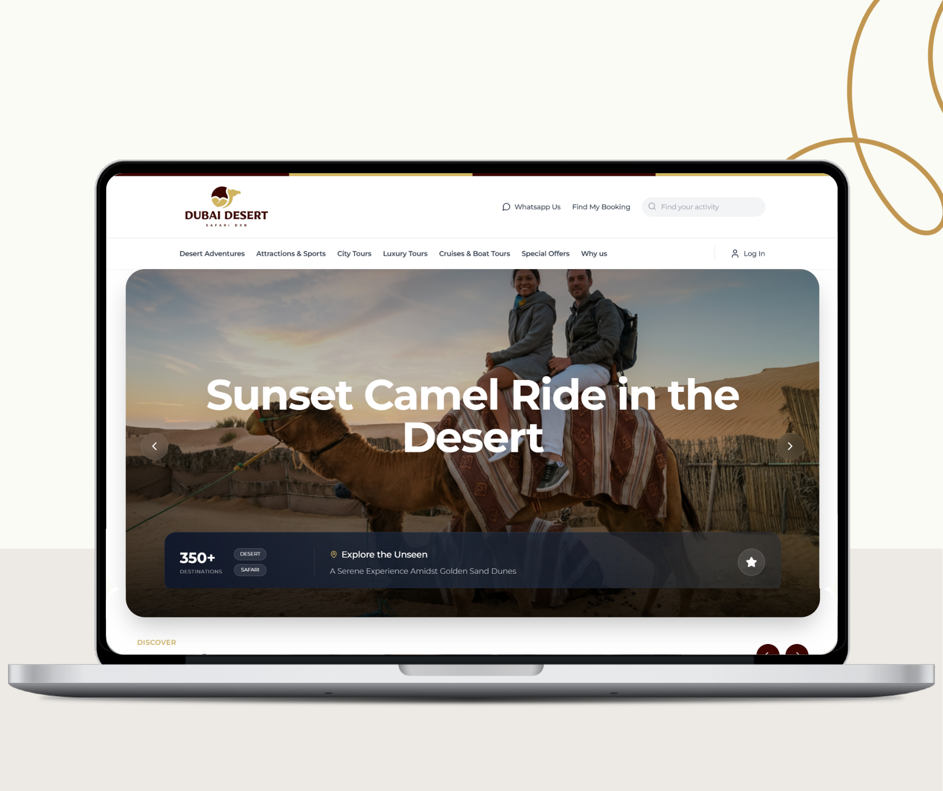 Dubai Desert Safari DXB — Desert Safari ecommerce website design
