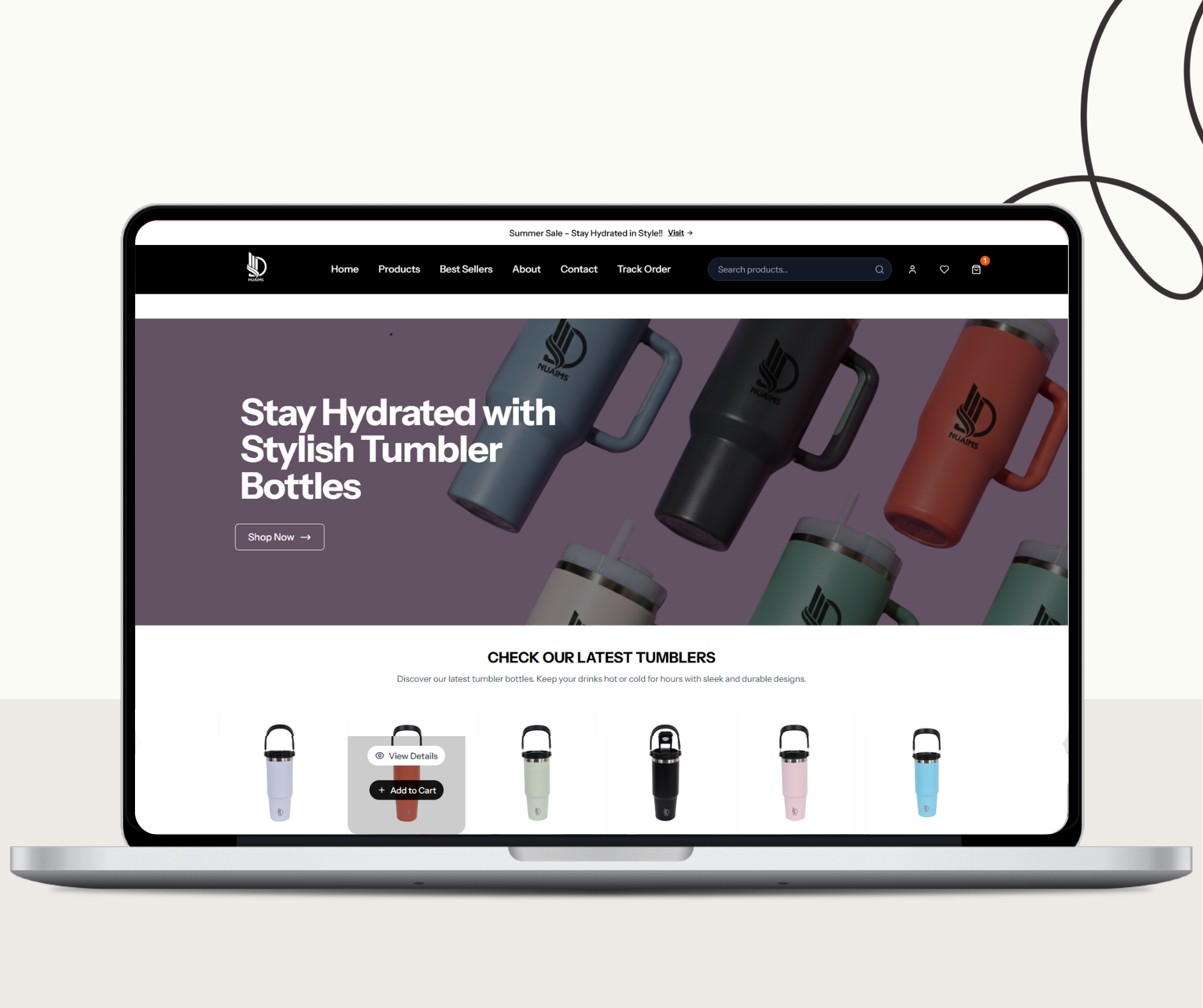 Nuaim Evergreen — Landscaping ecommerce website design