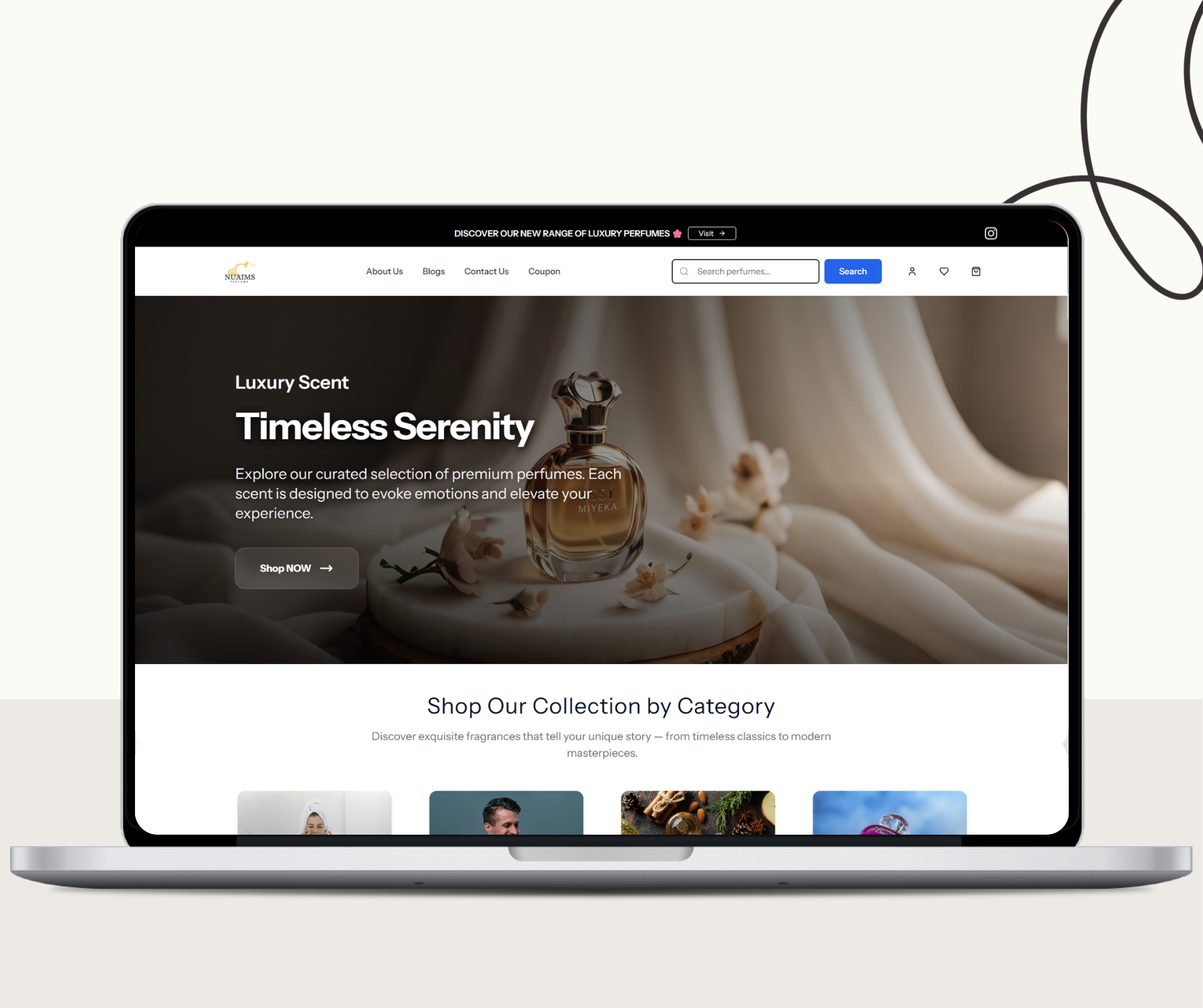 The Nuaims — Real Estate ecommerce website design