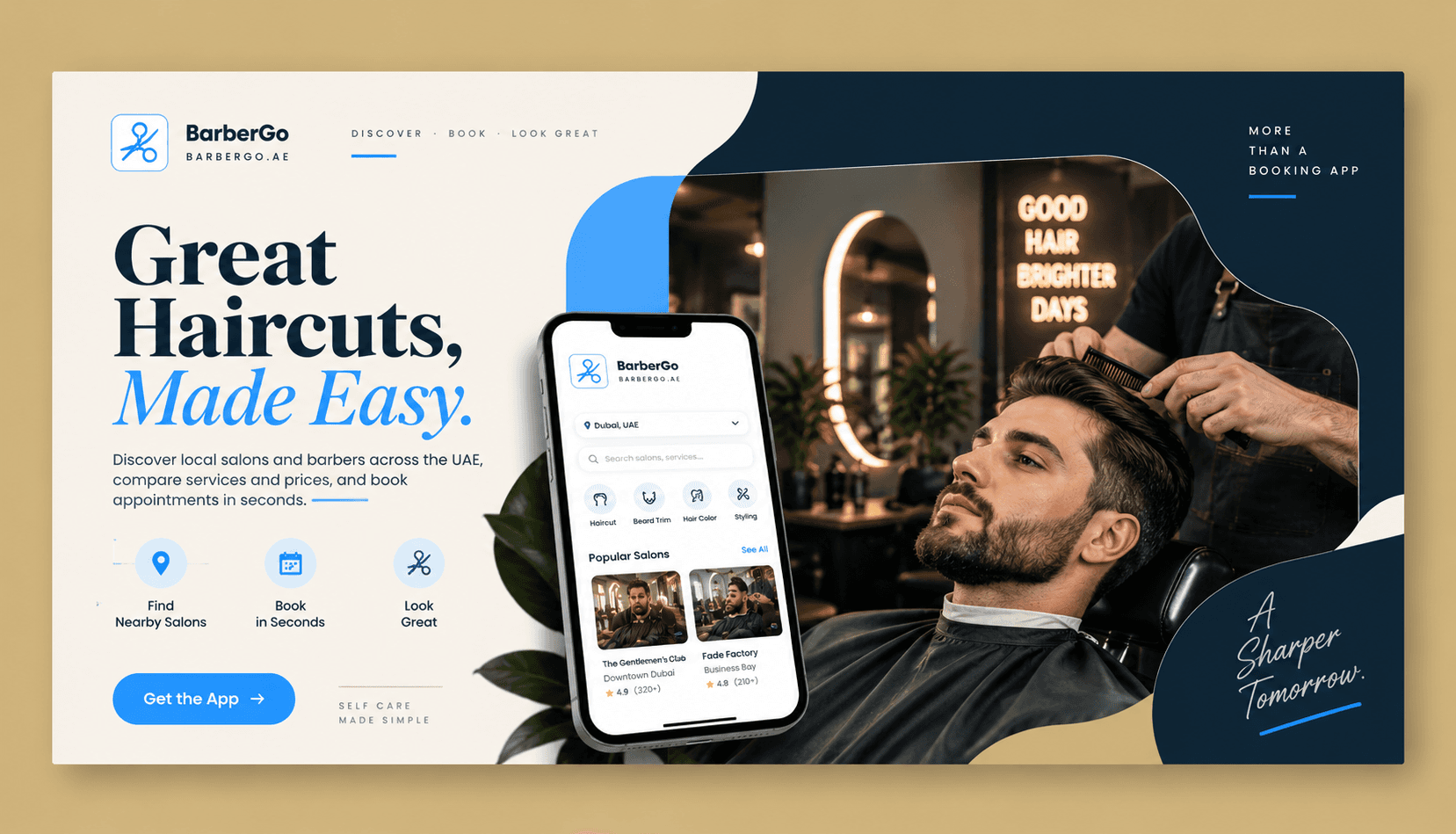 BarberGo — Salon & Barber
Booking Application - Success Story