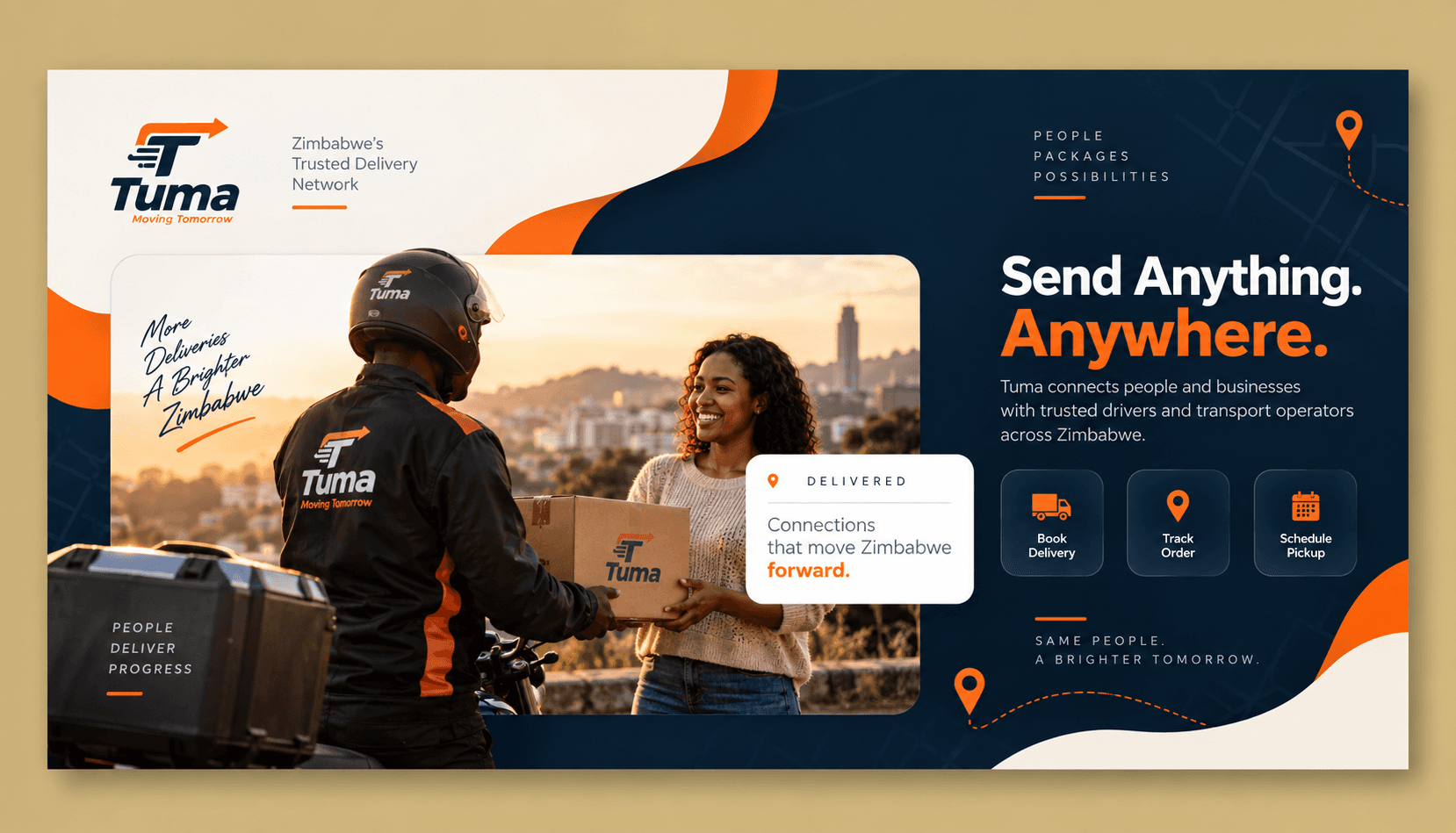 Tuma — Send Anything. Anywhere.