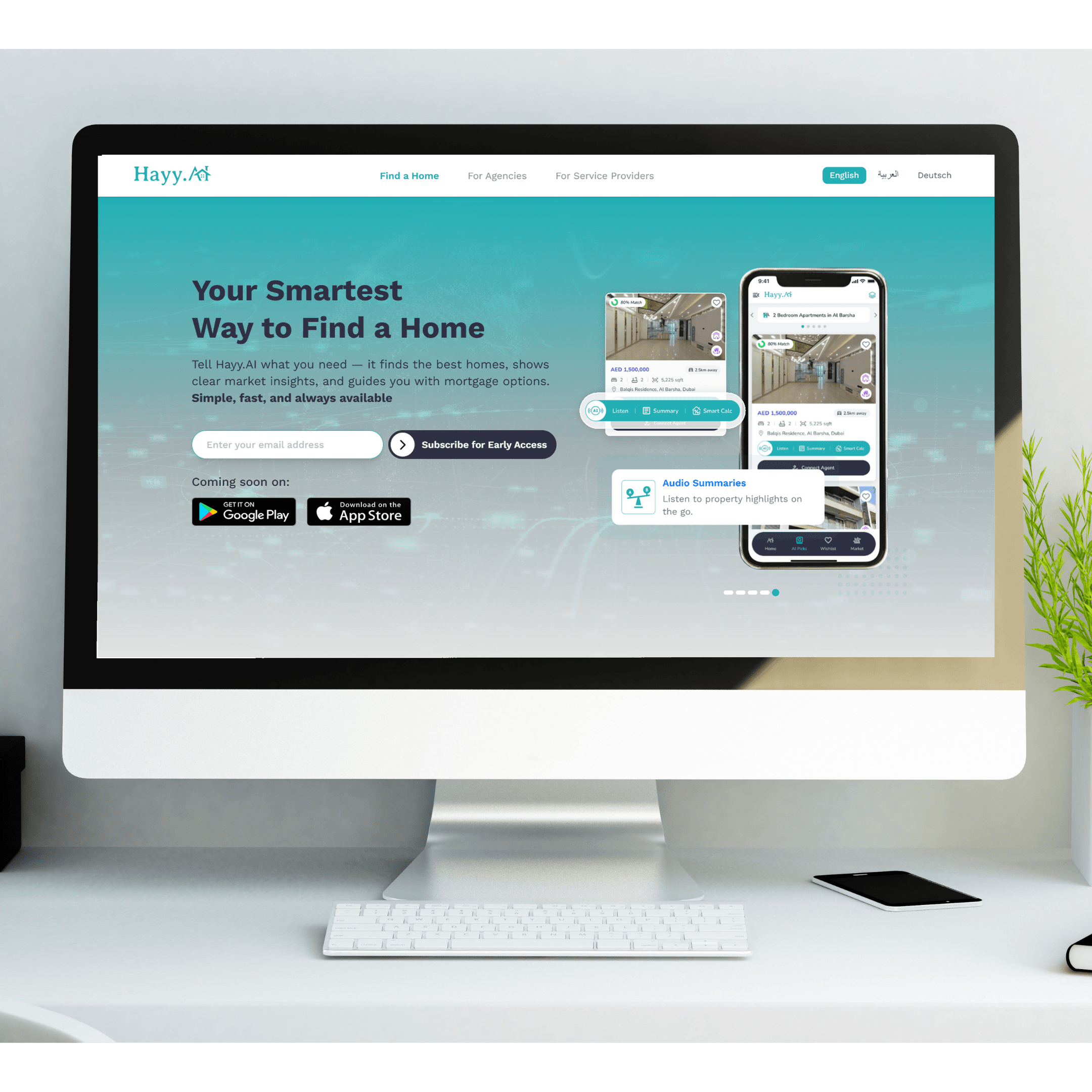 Hayy.AI — Your Smartest Way to Find a Home