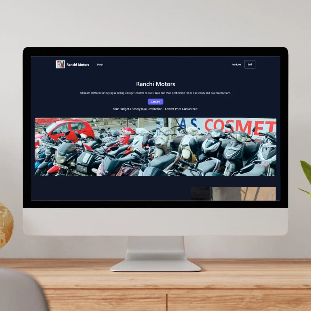 Ranchi Motors — Second-Hand Bikes Marketplace